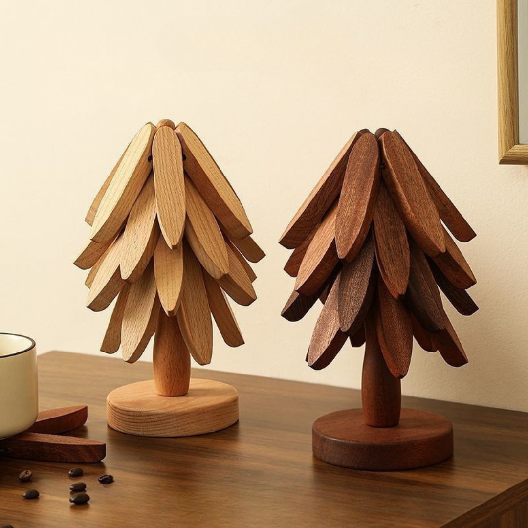 Modylife Wooden Tree Table Mat